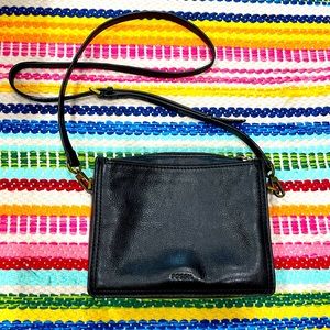 Fossil leather crossbody bag